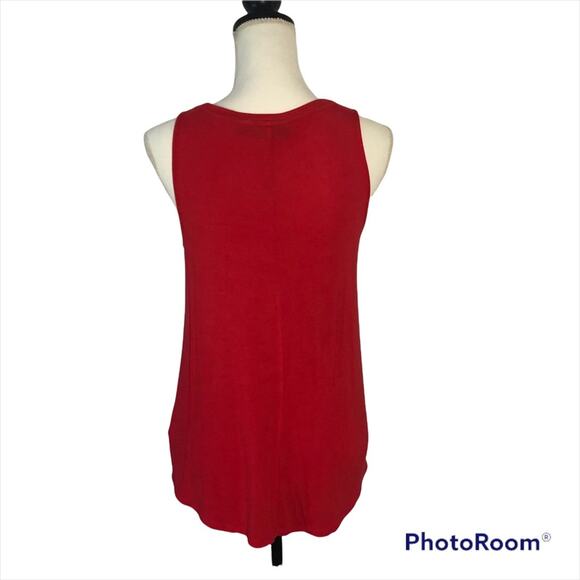 NWOT Apt. 9 Women's Red Sleeveless Flowy Top Size XS - Picture 3 of 7